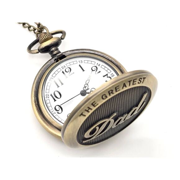 Greatest Dad Pocket Watch - Gift for Father’s Day, Birthday, or Christmas - Picture 7 of 10